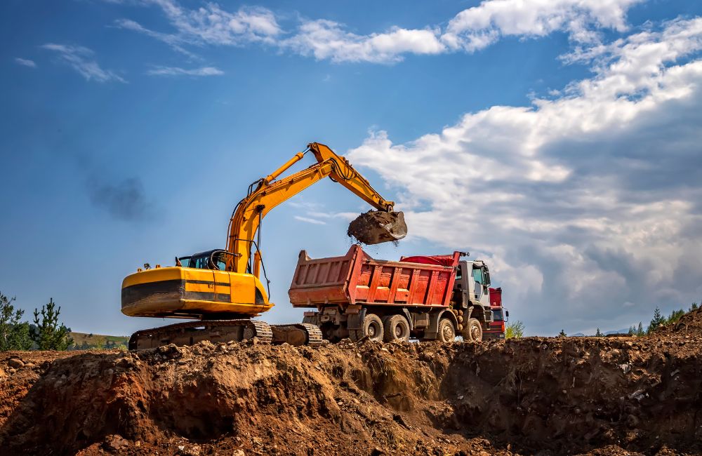 Bulk basement earthwork, rock excavation and plant hire in Faridabad