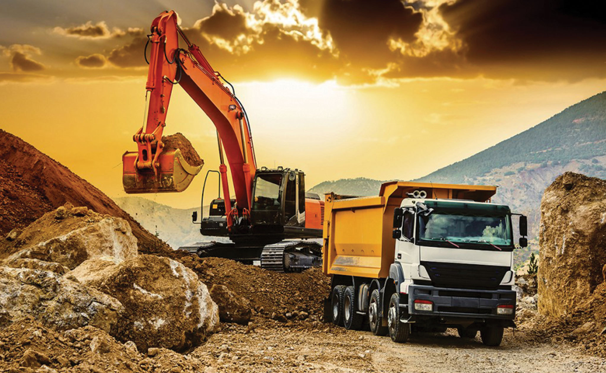 Earthwork & Excavation overview site layout
