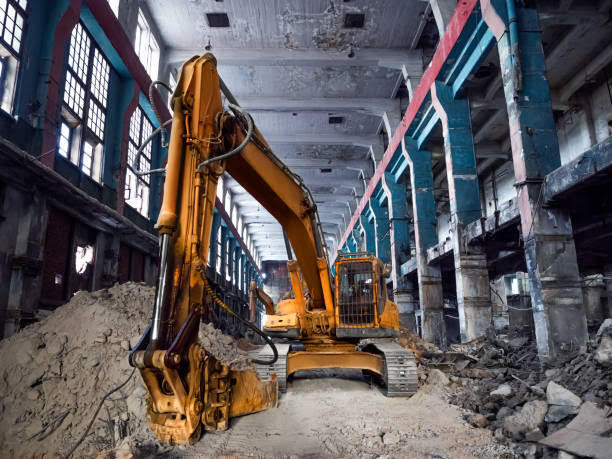 Structural steel factory and industrial plant dismantling in Delhi NCR