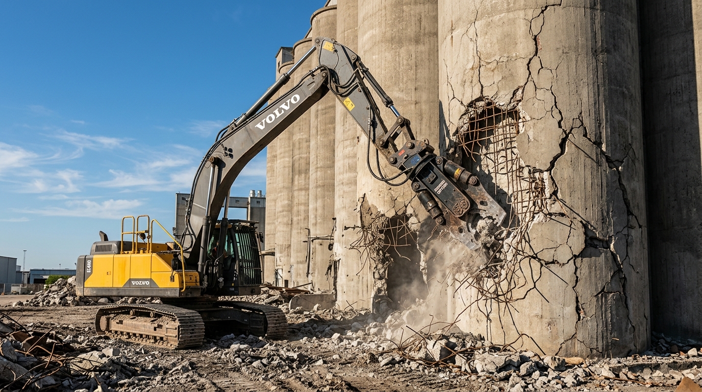 Agricultural Silo Complex Demolition