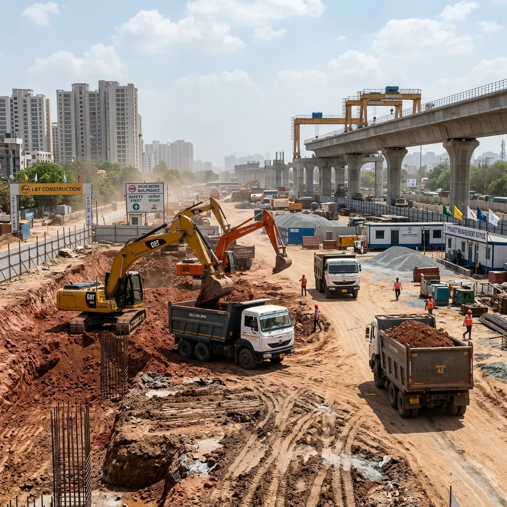 Ground Engineering on excavation site