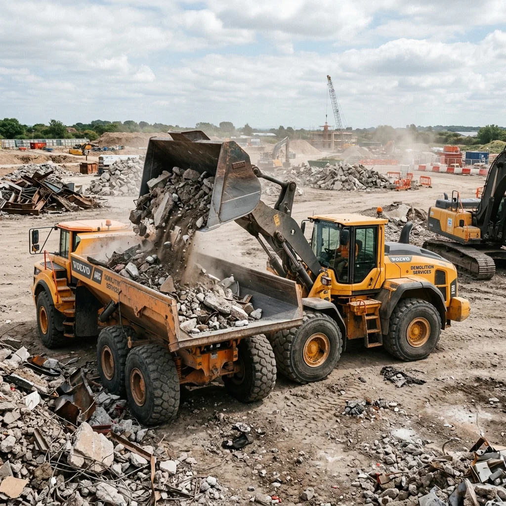Site Clearance on excavation site